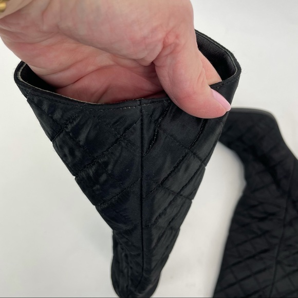 Miu Miu Tall Boots Size 38 1/2 Black - Picture 12 of 16